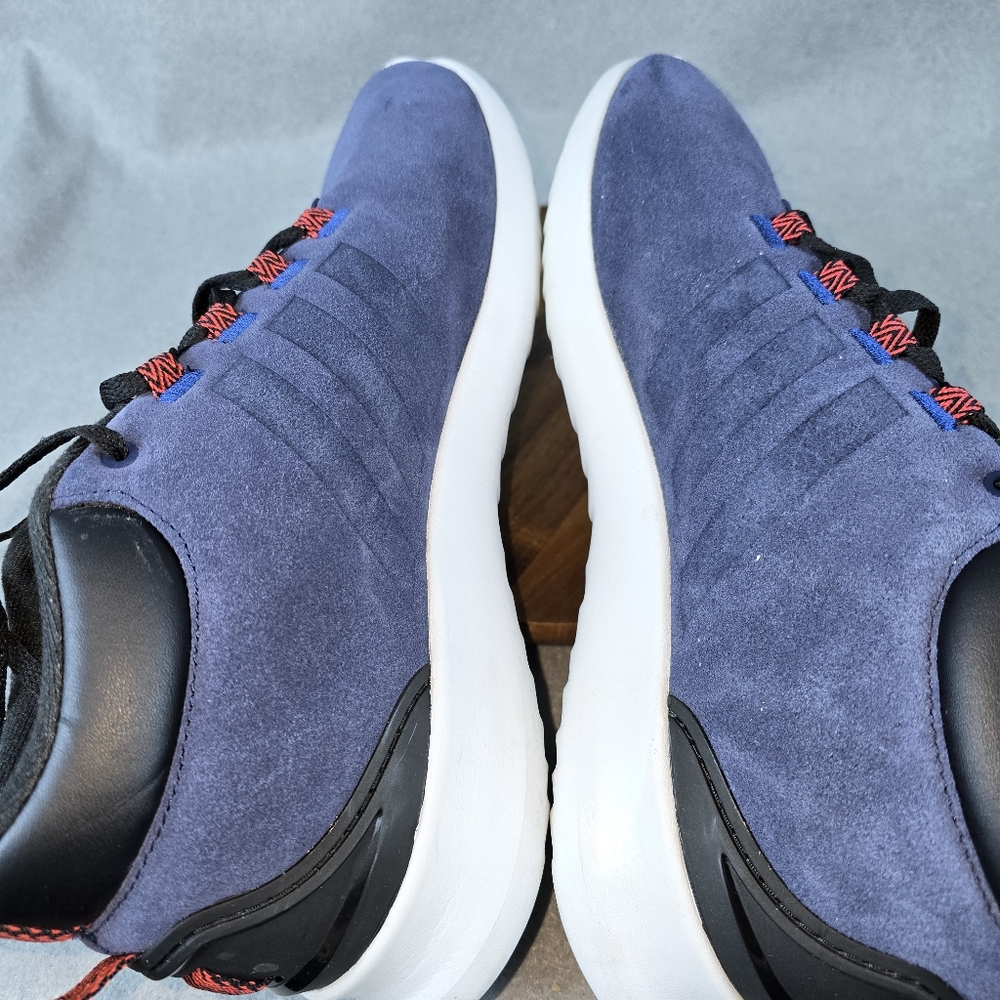 Men's Adidas Cloud Foam sued racer Blue and Black Sneakersmens size 10.5 Sweet - Picture 5 of 7